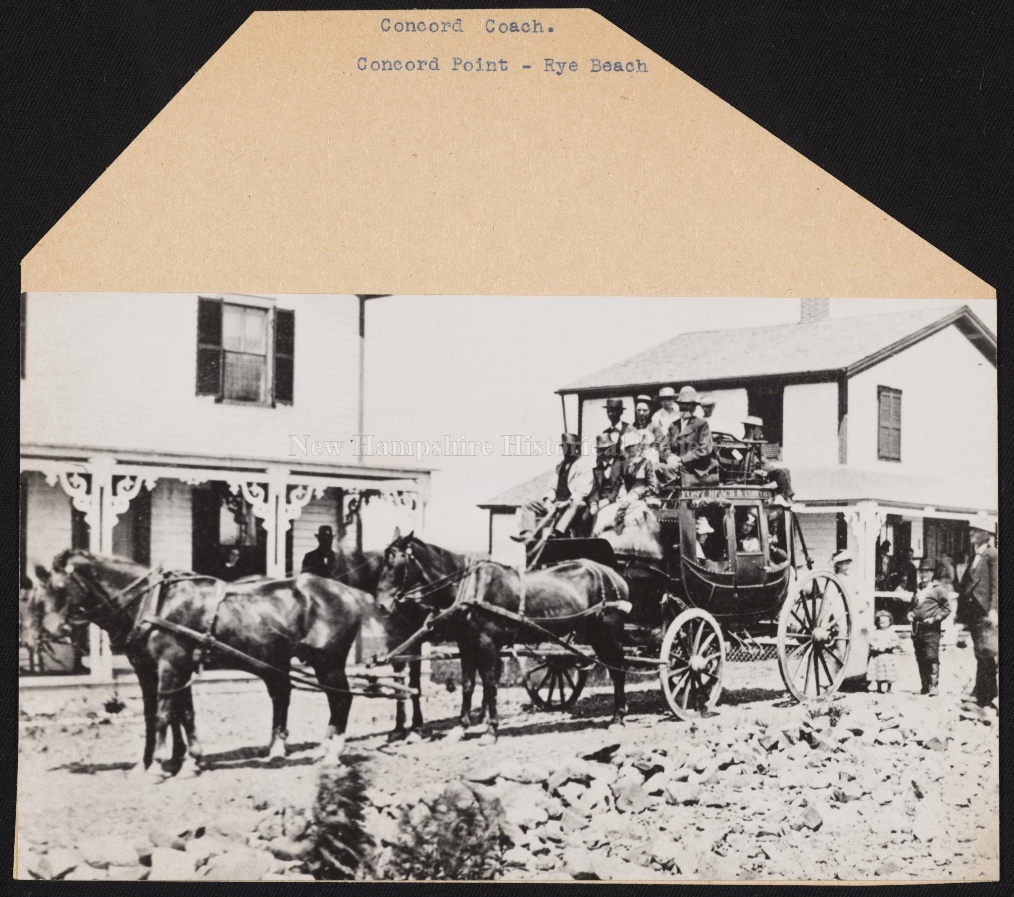 New Hampshire Historical Society - Concord Coach, undated - Concord Coach,  undated