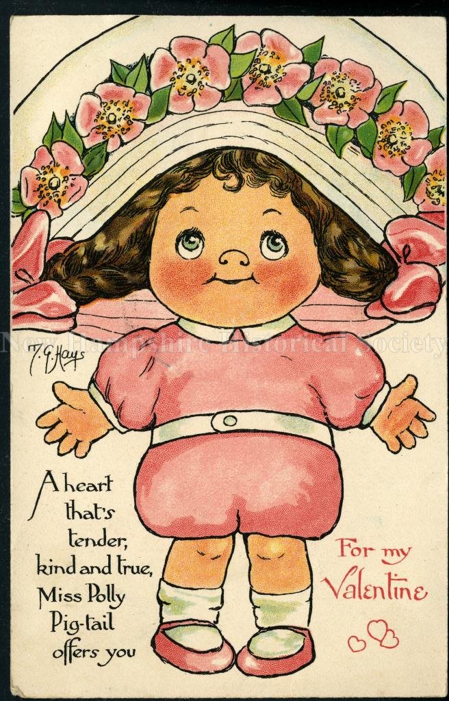 New Hampshire Historical Society Valentine To Miss Clair